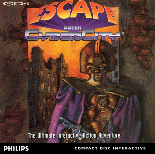 Escape from CyberCity box art for CD-i